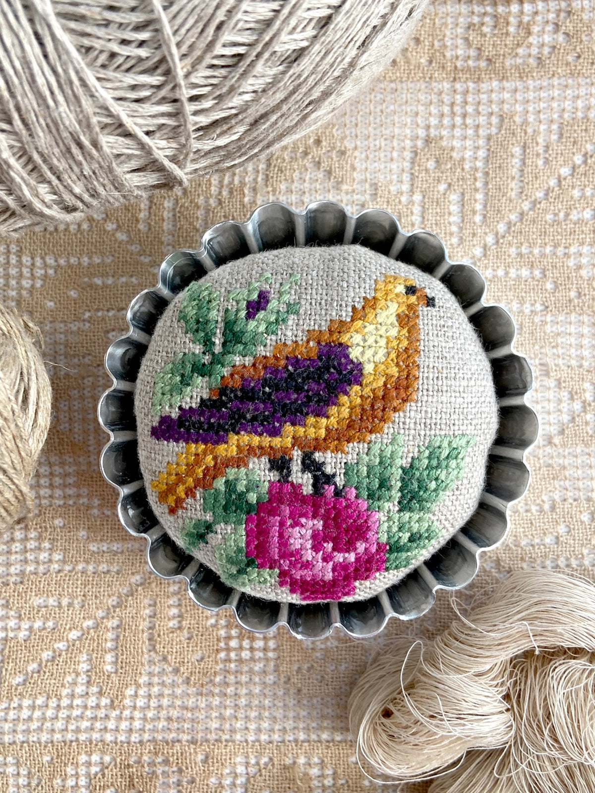 Sweetbriar Song pincushion mini kit